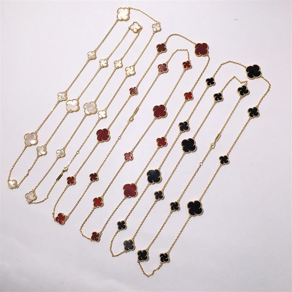 whole fashion jewelry clover shell agate jewelry big small size four leaf 16 flower necklace 90cm254i, Silver
whole fashion jewelry clover shell agate jewelry big small size four leaf 16 flower necklace 90cm254i, Silver