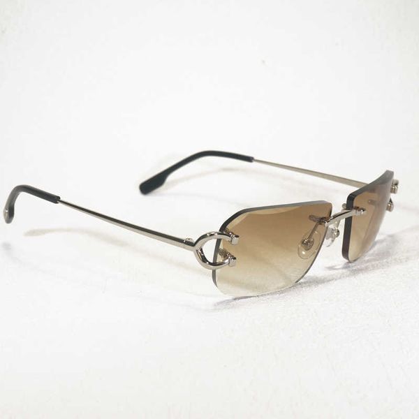 rimless small c wire sunglassess men eyewear women for summer diamond cutting clear glasses metal frame new fashion factory sun glasses 70%o, White;black
rimless small c wire sunglassess men eyewear women for summer diamond cutting clear glasses metal frame new fashion factory sun glasses 70%o, White;black