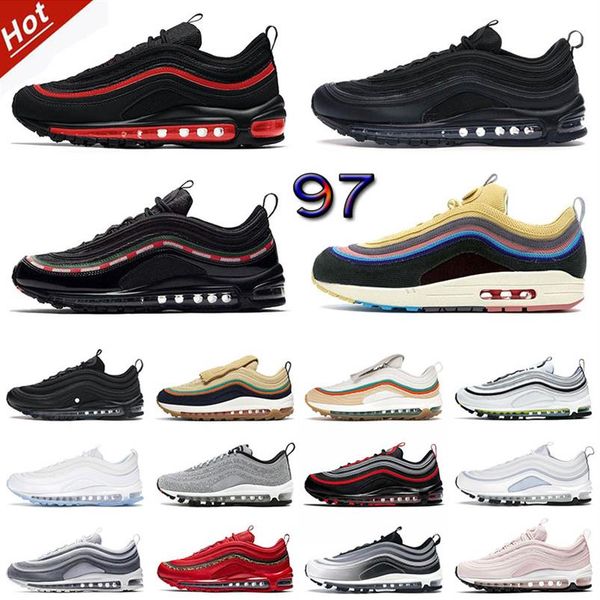 97 mens womens running shoes air 97s undefeated black sean wotherspoon triple white black reflective bred og gradient fade max men2187
97 mens womens running shoes air 97s undefeated black sean wotherspoon triple white black reflective bred og gradient fade max men2187