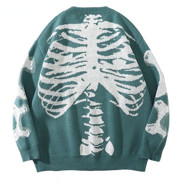 men's tshirts hip hop gothic knitted sweater streetwear vintage skull knit pullover s men casual knitwear 230223, White;black
men's tshirts hip hop gothic knitted sweater streetwear vintage skull knit pullover s men casual knitwear 230223, White;black