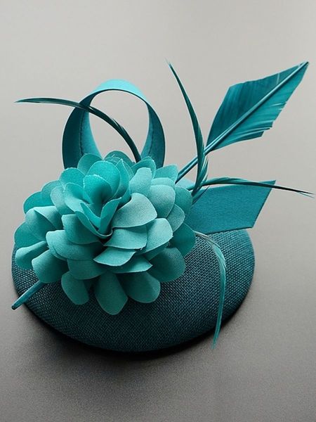 berets women formal fedora hat mariage bride hairpins ladies elegant feathers fascinators headband church sinamay hat 230223, Blue;gray
berets women formal fedora hat mariage bride hairpins ladies elegant feathers fascinators headband church sinamay hat 230223, Blue;gray