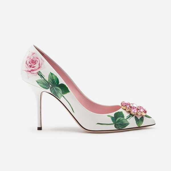 fashion luxury crystal flowers printed pumps women floral slip on heels shoes pointed toe lovely pumps women party heels, Black
fashion luxury crystal flowers printed pumps women floral slip on heels shoes pointed toe lovely pumps women party heels, Black