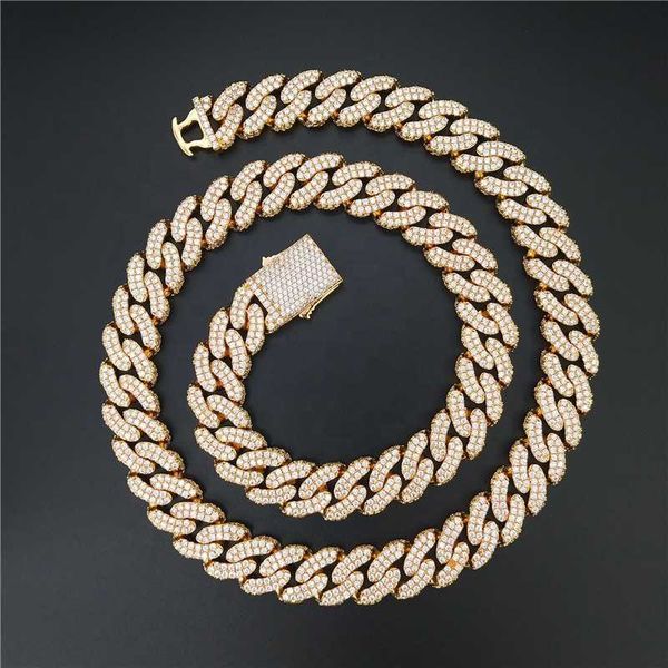 mens gold plated micro pave cz hip hop thick cuban link necklace iced out miami cuban, Silver
mens gold plated micro pave cz hip hop thick cuban link necklace iced out miami cuban, Silver