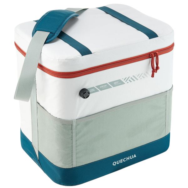 decathlon quechua camping soft cooler 25 l white
