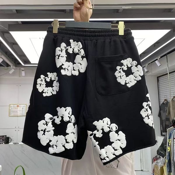 men's shorts foam flower drawstring men women all-match trend couple five point shortpant 230224, White;black
men's shorts foam flower drawstring men women all-match trend couple five point shortpant 230224, White;black