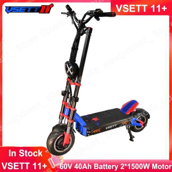 Image of VSETT 11 Plus Electric Scooter 11inch Upgraded ZERO 11X Plus Hoverboard Double Drive 60V 3000W Dual Motor