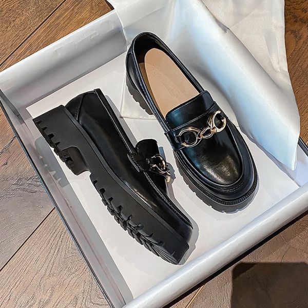 dress shoes 2022 fashion women flat loafers chunky thick platform black round toe spring autumn ladies feetwear single 230224
dress shoes 2022 fashion women flat loafers chunky thick platform black round toe spring autumn ladies feetwear single 230224