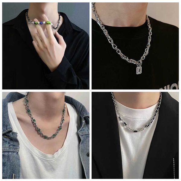 beaded titanium steel sweater necklace for men small number high sense simple pearl zircon sweater chain women's jewelry, Silver
beaded titanium steel sweater necklace for men small number high sense simple pearl zircon sweater chain women's jewelry, Silver
