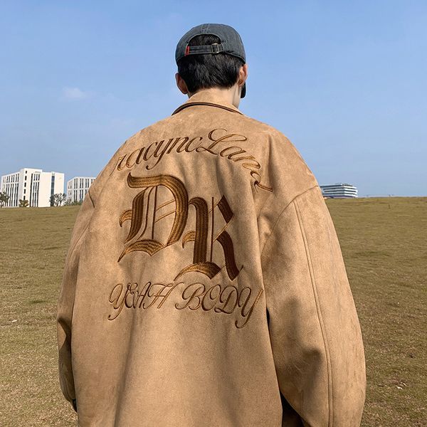 men's jackets suede coat autumn/winter loose japanese cityboy jacket overalls designed to feel like a heavy for boys 230224, Black;brown
men's jackets suede coat autumn/winter loose japanese cityboy jacket overalls designed to feel like a heavy for boys 230224, Black;brown