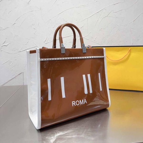 designer tote bag large letter logo patchwork color peekabo handbag shopping pocket brightening leather
designer tote bag large letter logo patchwork color peekabo handbag shopping pocket brightening leather