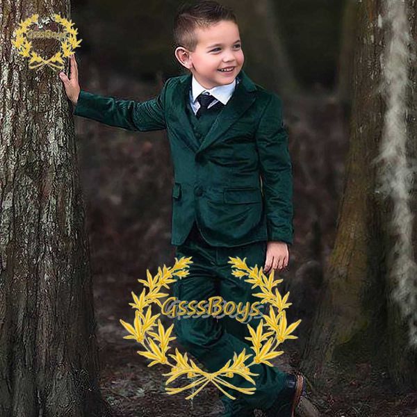 clothing sets gold velvet boys suit three piece wedding tuxedo formal blazer pants vest slim fit jacket set kids party festive outfit w0224, White
clothing sets gold velvet boys suit three piece wedding tuxedo formal blazer pants vest slim fit jacket set kids party festive outfit w0224, White