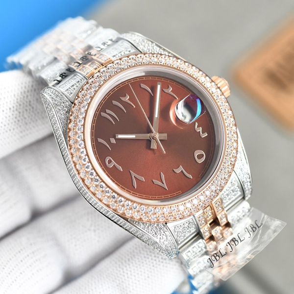 diamond mens automatic mechanical watches waterproof 41mm diamond-studded sapphire women business wristwatch montre luxe, Slivery;golden
diamond mens automatic mechanical watches waterproof 41mm diamond-studded sapphire women business wristwatch montre luxe, Slivery;golden