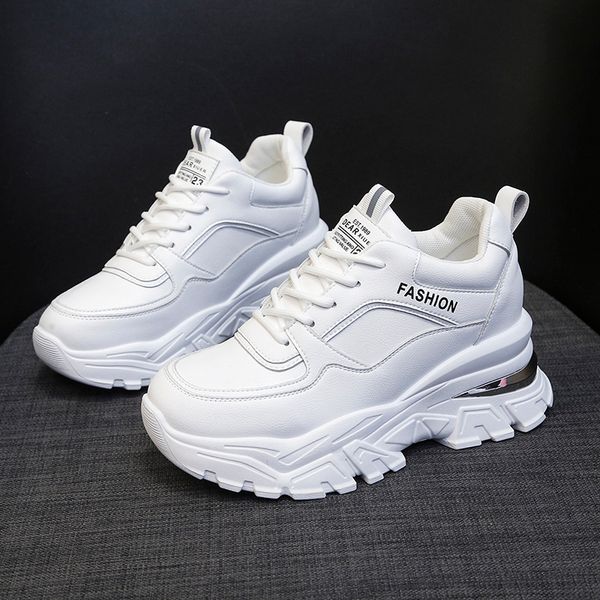 dress shoes rimocy white pu leather chunky sneakers women autumn winter platform vulcanize shoes woman thick bottom hidden heels sport shoes, Black
dress shoes rimocy white pu leather chunky sneakers women autumn winter platform vulcanize shoes woman thick bottom hidden heels sport shoes, Black