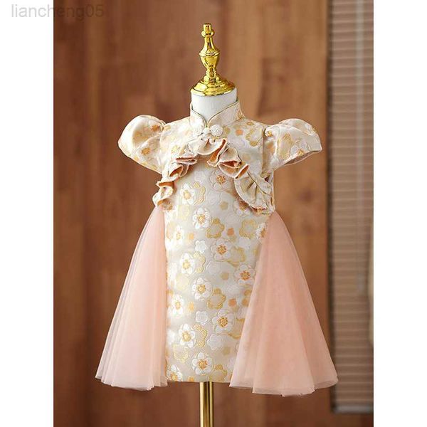 girl's dresses summer new chinese style girls retro dress children's cheongsam high-end thin flower princess dress birthday party, Red;yellow
girl's dresses summer new chinese style girls retro dress children's cheongsam high-end thin flower princess dress birthday party, Red;yellow