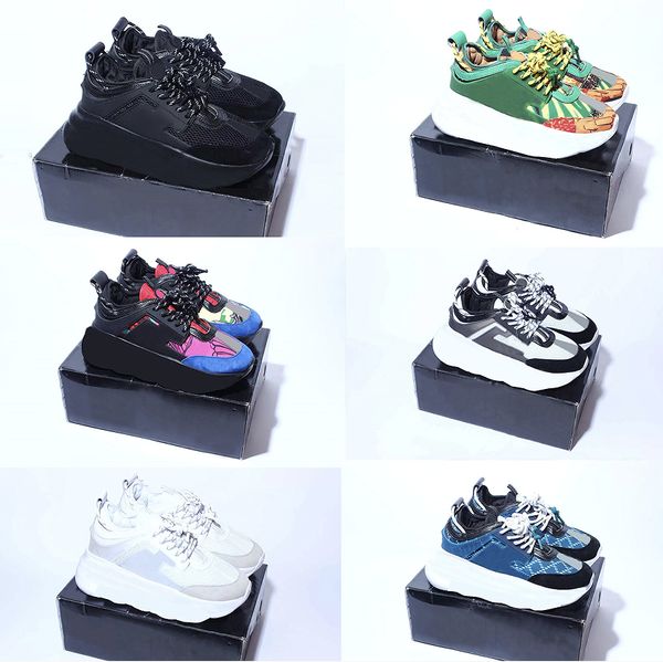 designer sneakers chain reaction casual shoes reflective sneaker multi-color suede floral leaopard trainers men women platform shoe, Black
designer sneakers chain reaction casual shoes reflective sneaker multi-color suede floral leaopard trainers men women platform shoe, Black