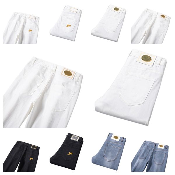 men's jeans spring summer thin slim fit european american high-end brand small straight double f pants kf9928, Blue
men's jeans spring summer thin slim fit european american high-end brand small straight double f pants kf9928, Blue