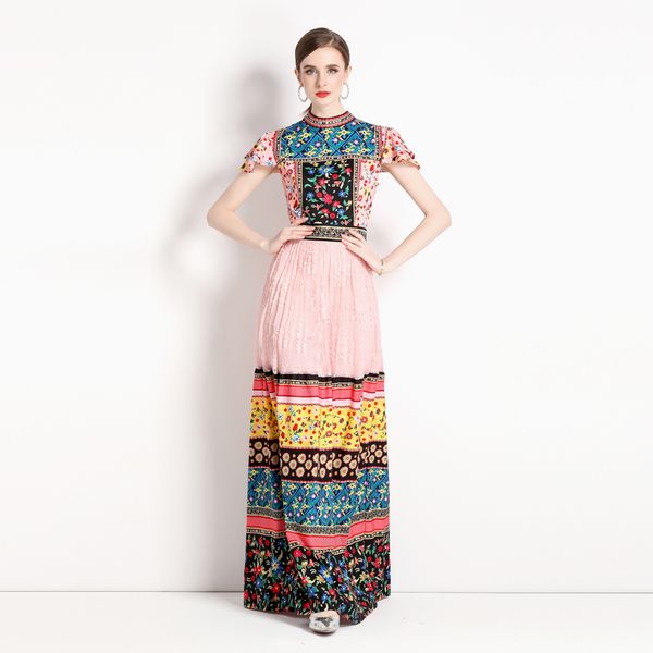2023 retro floral maxi dress butterfly sleeve robe women designer holiday lace patchwork print club long dresses for special occasion ladies, Black;gray
2023 retro floral maxi dress butterfly sleeve robe women designer holiday lace patchwork print club long dresses for special occasion ladies, Black;gray