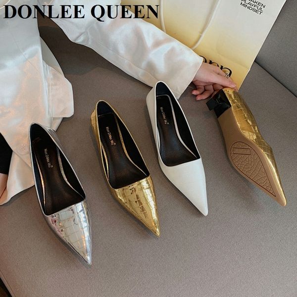 dress shoes 2022 fashion brand low heels pumps women female pointed toe slip on shallow ladies party gold sliver zapatilla 230224, Black
dress shoes 2022 fashion brand low heels pumps women female pointed toe slip on shallow ladies party gold sliver zapatilla 230224, Black