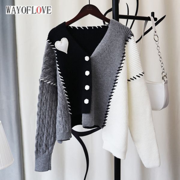 women's knits tees wayoflove irregular love design knitted cardigan sweaters women thick warm autumn winter sweater single-breasted car, White
women's knits tees wayoflove irregular love design knitted cardigan sweaters women thick warm autumn winter sweater single-breasted car, White