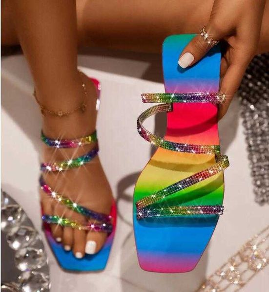 sandals 2023 summer explosion models rhinestone rainbow women beautiful female slippers outdoor beach shoes fashion flat y2302, Black
sandals 2023 summer explosion models rhinestone rainbow women beautiful female slippers outdoor beach shoes fashion flat y2302, Black