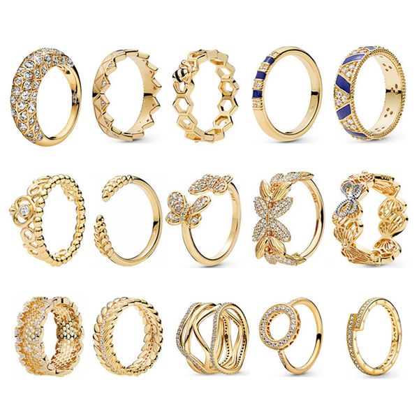with side stones lr trend fashion gold color women's ring flowers bee beehive butterfly crown girl gift wholesale japanese korean style, Silver
with side stones lr trend fashion gold color women's ring flowers bee beehive butterfly crown girl gift wholesale japanese korean style, Silver