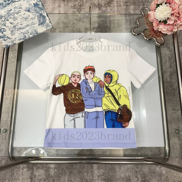 cool boys 2023ss children cotton t-shirt luxury boys outfit kids high-end t-shirts summer designer tees round neck cotton eco-friendly pri, Blue
cool boys 2023ss children cotton t-shirt luxury boys outfit kids high-end t-shirts summer designer tees round neck cotton eco-friendly pri, Blue