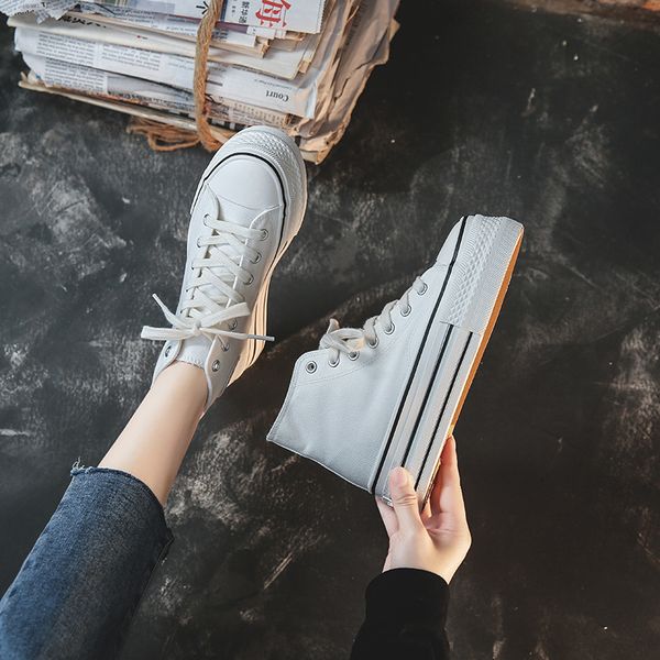 dress shoes women's canvas european and american summer thick-soled high-230224, Black
dress shoes women's canvas european and american summer thick-soled high-230224, Black