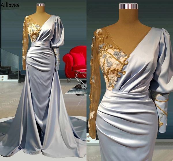 light blue arabic aso ebi mermaid evening dresses with detachable train long sleeves sparkle beading prom party gowns sheer v neck second re, Black;red
light blue arabic aso ebi mermaid evening dresses with detachable train long sleeves sparkle beading prom party gowns sheer v neck second re, Black;red
