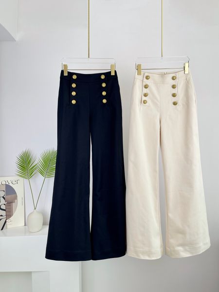 women's pants & capris 2023 australian fashion spring/summer new sailor style wide leg pants, Black;white
women's pants & capris 2023 australian fashion spring/summer new sailor style wide leg pants, Black;white