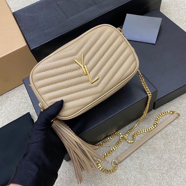designer loulou camera bag women men luxury shoulder clutch bags classic tassel quilted genuine leather metal chain handbags tote strap famo
designer loulou camera bag women men luxury shoulder clutch bags classic tassel quilted genuine leather metal chain handbags tote strap famo