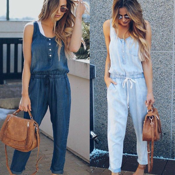 womens jumpsuits rompers arrival casual jumpsuit loose overalls denim for 230224, Black;white
womens jumpsuits rompers arrival casual jumpsuit loose overalls denim for 230224, Black;white