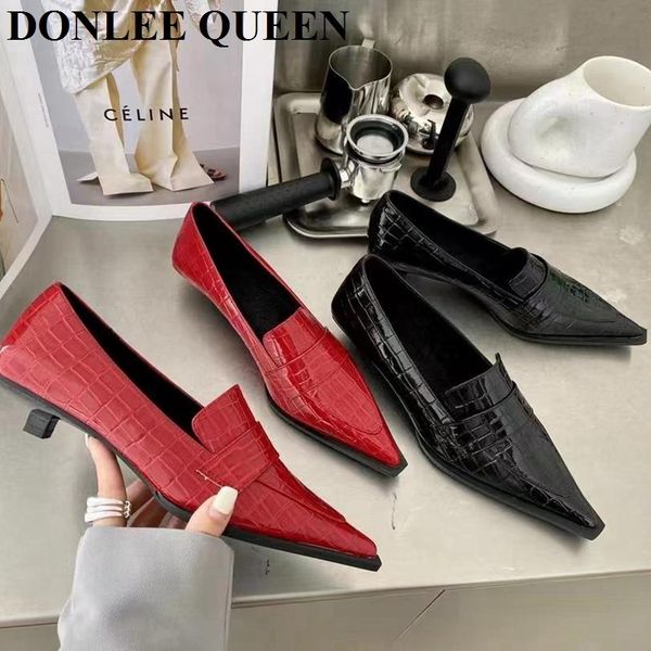 dress shoes 2023 spring women fashion low heels pointed toe pumps slip on casual loafer british style oxford female moccasin 230224, Black
dress shoes 2023 spring women fashion low heels pointed toe pumps slip on casual loafer british style oxford female moccasin 230224, Black