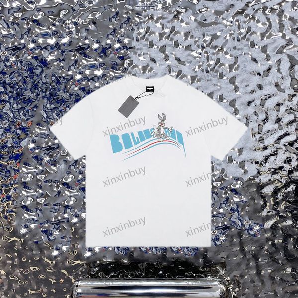 xinxinbuy men designer tee t shirt 23ss paris sea wave rabbit letter print short sleeve cotton women white black khaki grey red xs-l, Black;brown
xinxinbuy men designer tee t shirt 23ss paris sea wave rabbit letter print short sleeve cotton women white black khaki grey red xs-l, Black;brown
