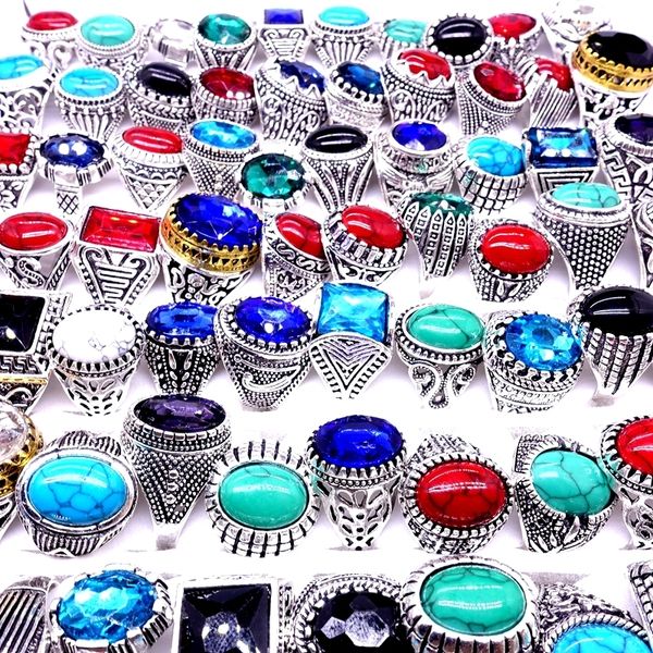 band rings wholesale 100pcs vintage jewelry antique for men women silver plated stone ring carved flowers mix style party gift 230224
band rings wholesale 100pcs vintage jewelry antique for men women silver plated stone ring carved flowers mix style party gift 230224