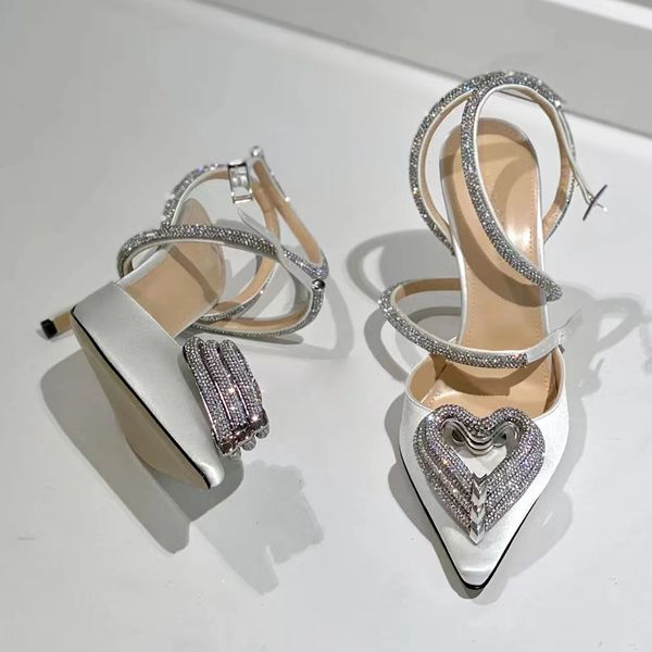 collection heart new triple high heels mach mach satin sandals womens bowtie 9.5cm diamond chain decoration women high heeled luxury designe, Black
collection heart new triple high heels mach mach satin sandals womens bowtie 9.5cm diamond chain decoration women high heeled luxury designe, Black