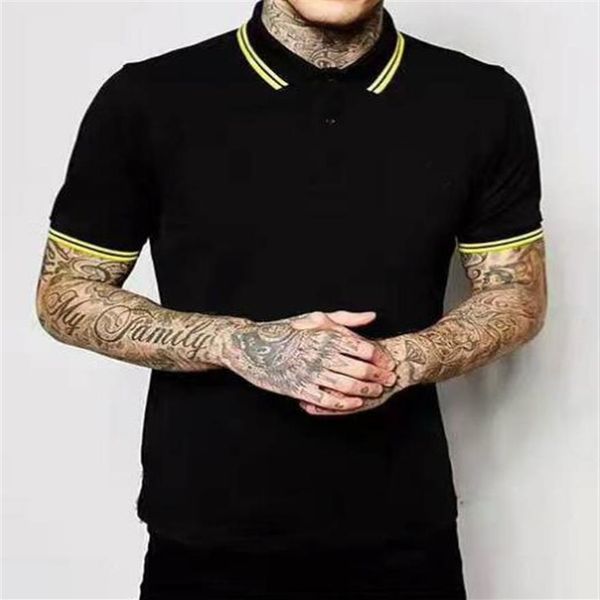 london brit men solid polo shirt leaf embroidery 100% cotton short sleeve striped collar sport polos england tennis t-shirt white 293r, White;black
london brit men solid polo shirt leaf embroidery 100% cotton short sleeve striped collar sport polos england tennis t-shirt white 293r, White;black