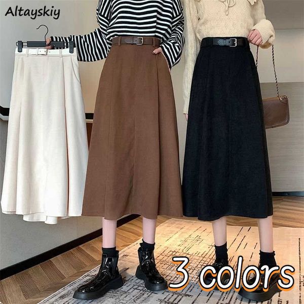 skirts midi skirts women with belt minimalist pure temperament loose leisure autumn retro laay classic empire korean style basic faldas l230, Black
skirts midi skirts women with belt minimalist pure temperament loose leisure autumn retro laay classic empire korean style basic faldas l230, Black