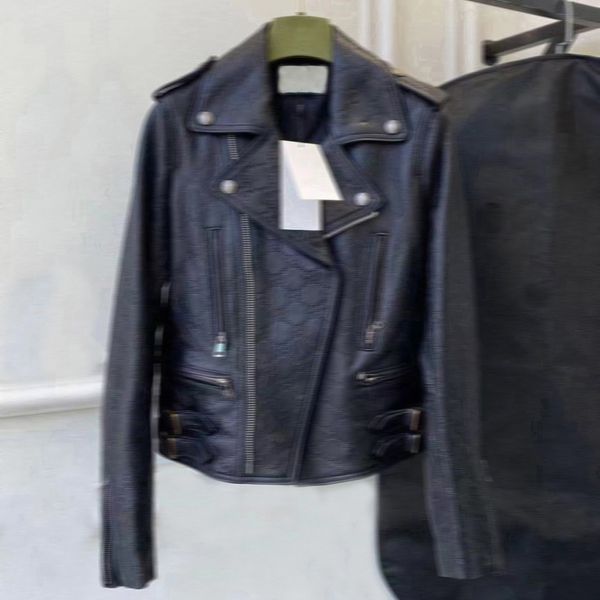 womens designer jackets denim woman short coats double g autumn spring style slim for lady genuine leather jacket designer coat a58138, Black;brown
womens designer jackets denim woman short coats double g autumn spring style slim for lady genuine leather jacket designer coat a58138, Black;brown