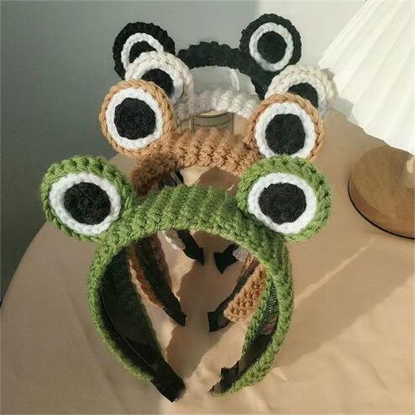 hand knitted big eyes frog headband wash makeup hair band cute cartoon scrunchies autumn spring headdress new hair accessories gc1932, Silver
hand knitted big eyes frog headband wash makeup hair band cute cartoon scrunchies autumn spring headdress new hair accessories gc1932, Silver