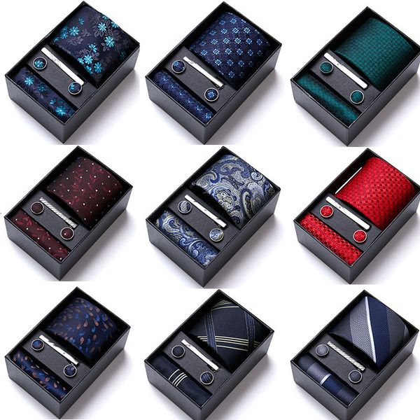 bow ties men's gift box with neckties handkerchiefs cufflinks clips 6piece sets group business wedding festival formal 230224, Black;gray
bow ties men's gift box with neckties handkerchiefs cufflinks clips 6piece sets group business wedding festival formal 230224, Black;gray