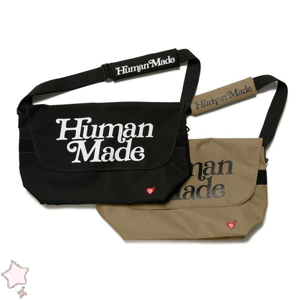 bag parts accessories spot human made girls don t cry love print men women messenger flap 230224, Black
bag parts accessories spot human made girls don t cry love print men women messenger flap 230224, Black