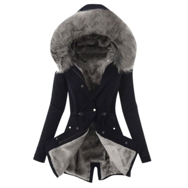 ladies overcoat fur lining coat womens winter warm thick long jacket hooded overcoat slim casual long warm coat new #y5-52979, Black
ladies overcoat fur lining coat womens winter warm thick long jacket hooded overcoat slim casual long warm coat new #y5-52979, Black
