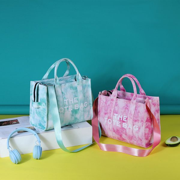 women's bag new canvas alphabet one shoulder tote bag simple tie-dye large capacity commuting crossbody bag student bag
women's bag new canvas alphabet one shoulder tote bag simple tie-dye large capacity commuting crossbody bag student bag