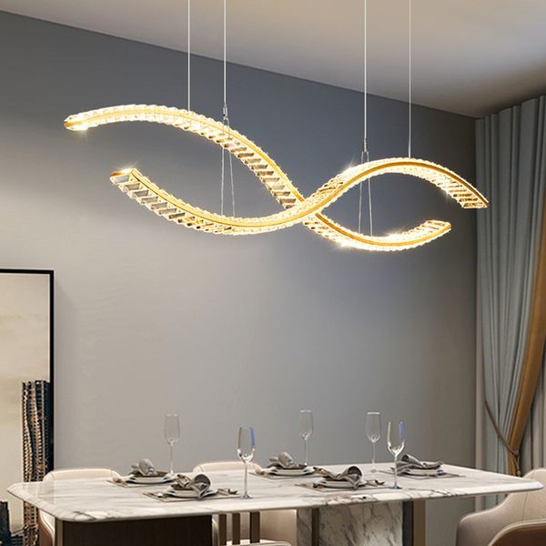 dining room chandelier modern luxury crystal pendant lamp living kitchen island hanging lamp stainless steel long chandelier
dining room chandelier modern luxury crystal pendant lamp living kitchen island hanging lamp stainless steel long chandelier