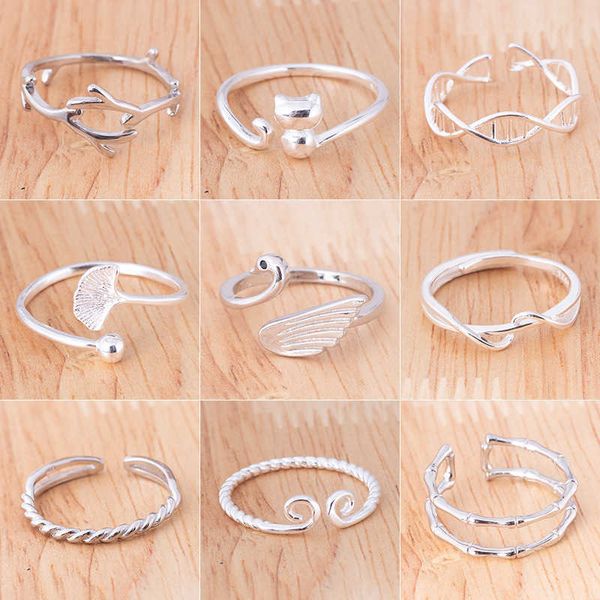 collection 38 ring female minority design fashion personality light luxury high sense cold wind index finger ring open hand ornament, Silver
collection 38 ring female minority design fashion personality light luxury high sense cold wind index finger ring open hand ornament, Silver