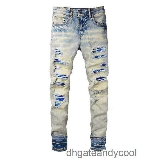 amirs denim jeans designer pants man new torn pants patch personalized fashion high street jeans 2023 men's trousers 02ac, Blue
amirs denim jeans designer pants man new torn pants patch personalized fashion high street jeans 2023 men's trousers 02ac, Blue
