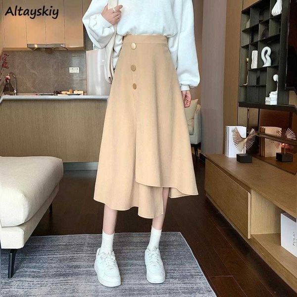skirts midi skirts woman solid asymmetrical all-match design autumn fashion elegant sweet korean style retro chic office lady faldas l230224, Black
skirts midi skirts woman solid asymmetrical all-match design autumn fashion elegant sweet korean style retro chic office lady faldas l230224, Black
