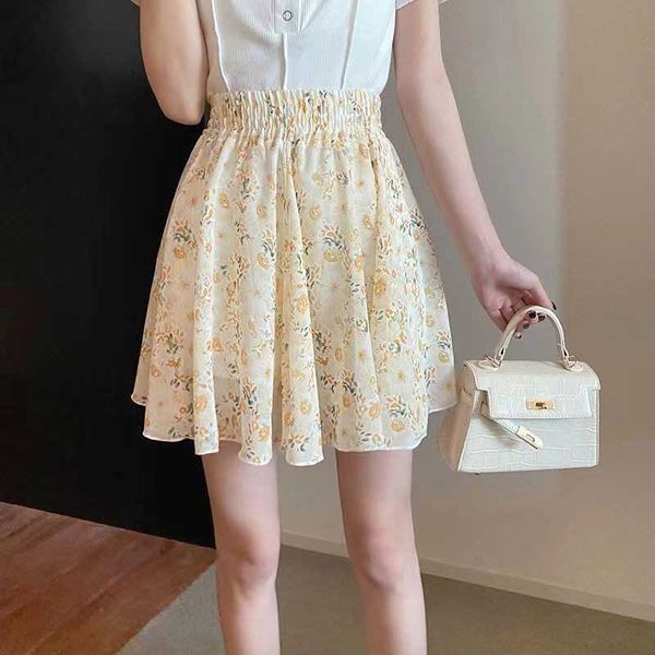 skirts summer mini skirts women floral print skirt high waist a-line female yellow elastic waist chiffon skirt with y2k short l230224, Black
skirts summer mini skirts women floral print skirt high waist a-line female yellow elastic waist chiffon skirt with y2k short l230224, Black