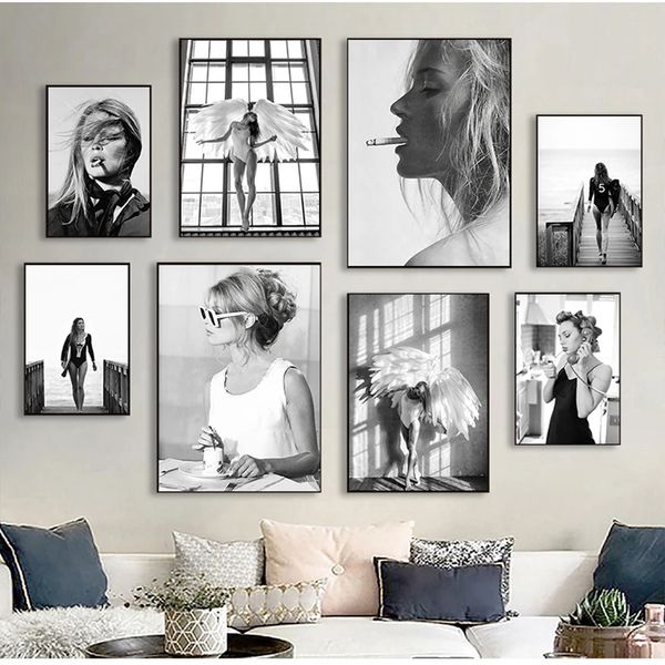 black & white paintings fashion home decor fashion poster girls canvas print surf wall art smoking painting woo
black & white paintings fashion home decor fashion poster girls canvas print surf wall art smoking painting woo