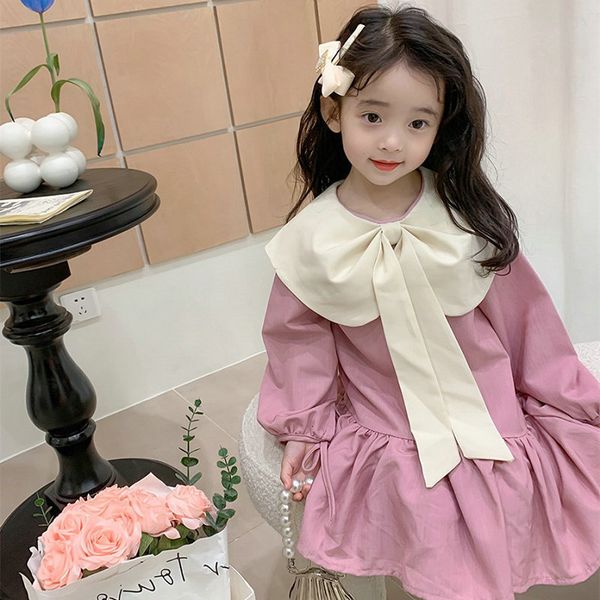 girl s dresses 2023 spring and autumn girl s long ribbon small fresh flower bud princess big lapel children s clothing 230224, Red;yellow
girl s dresses 2023 spring and autumn girl s long ribbon small fresh flower bud princess big lapel children s clothing 230224, Red;yellow
